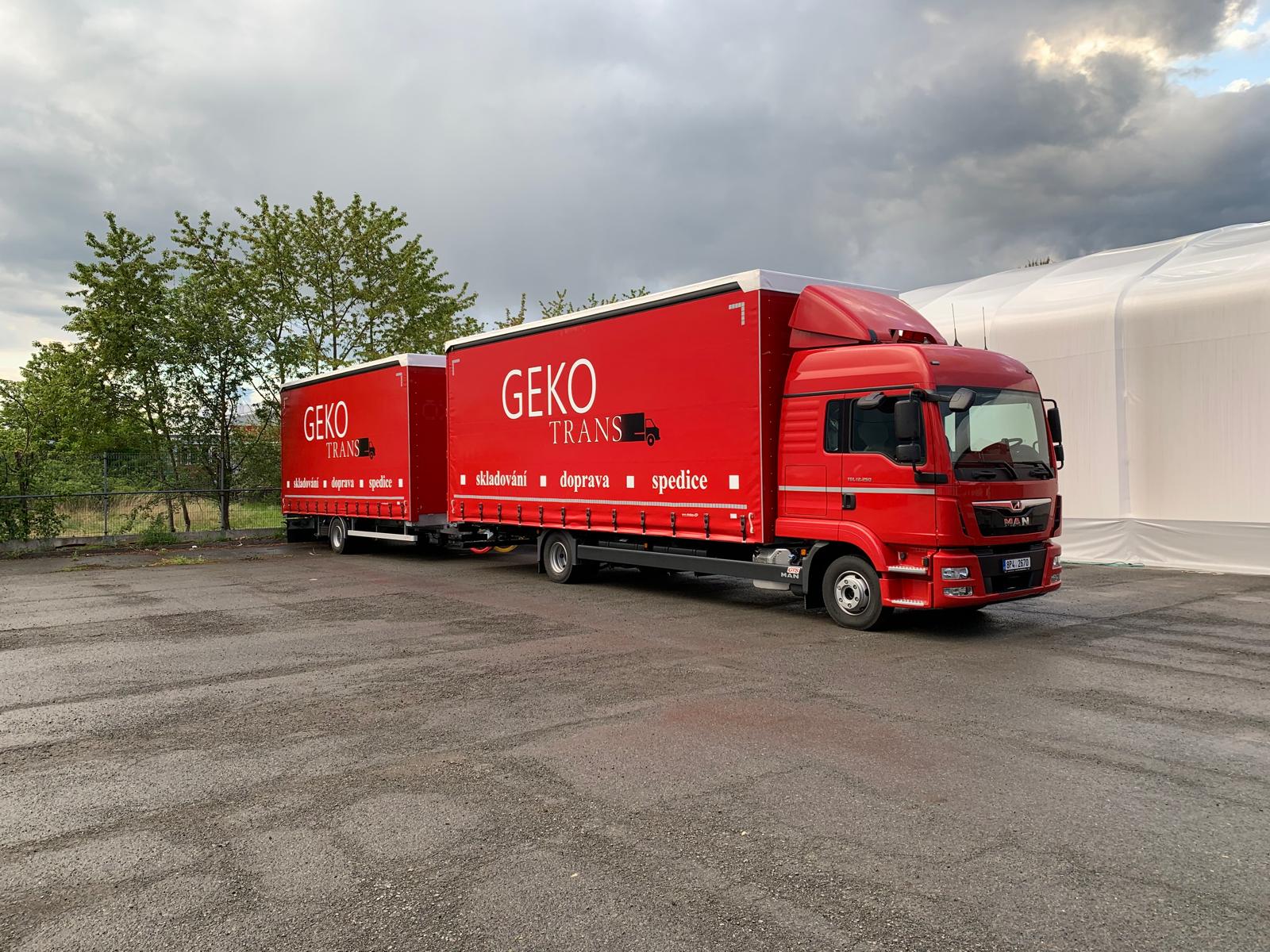 Fotografie soupravy Geko Trans, soupravy Geko Trans