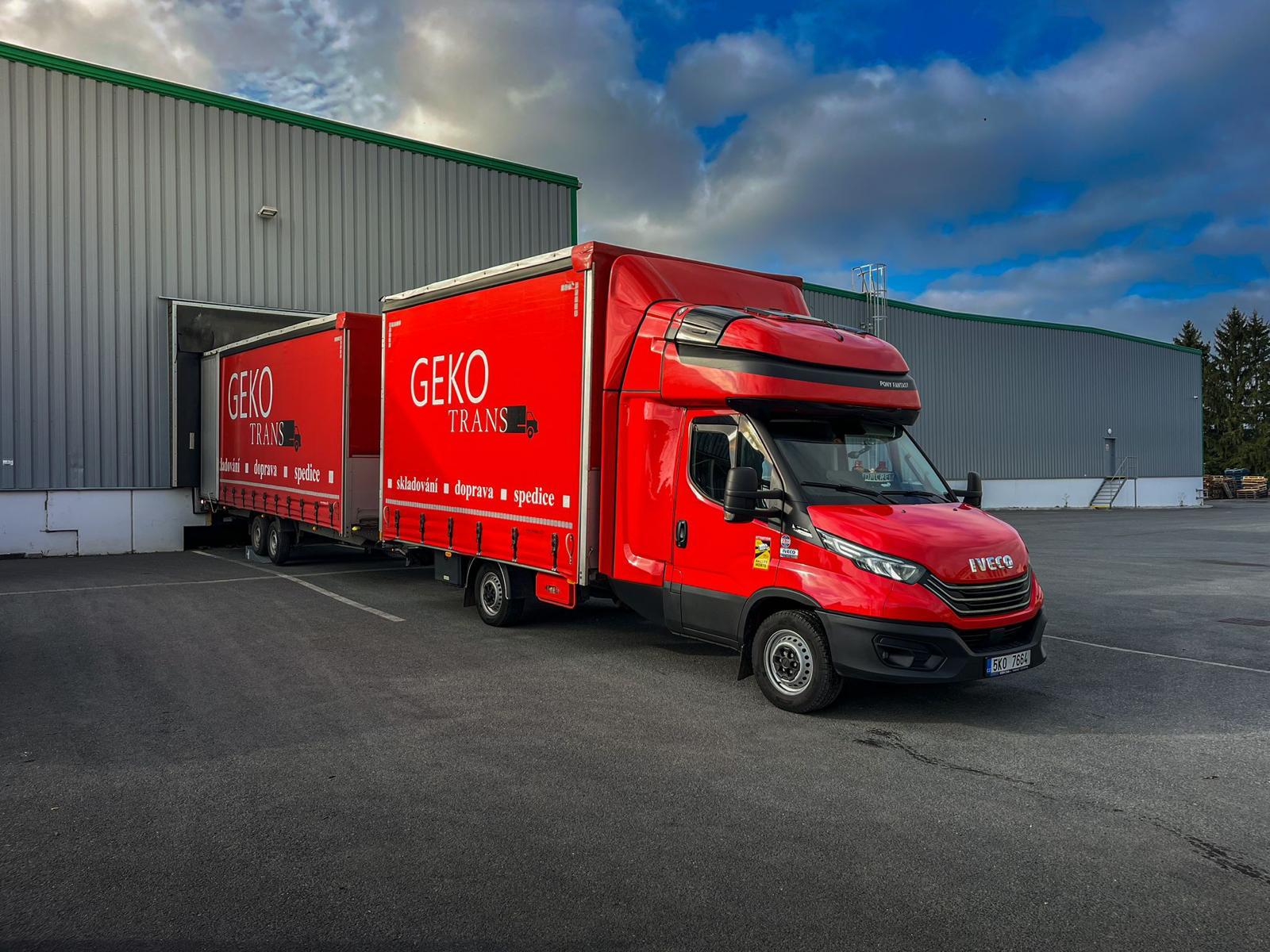 Fotografie soupravy do tří tun Geko Trans, soupravy do tří tun Geko Trans
