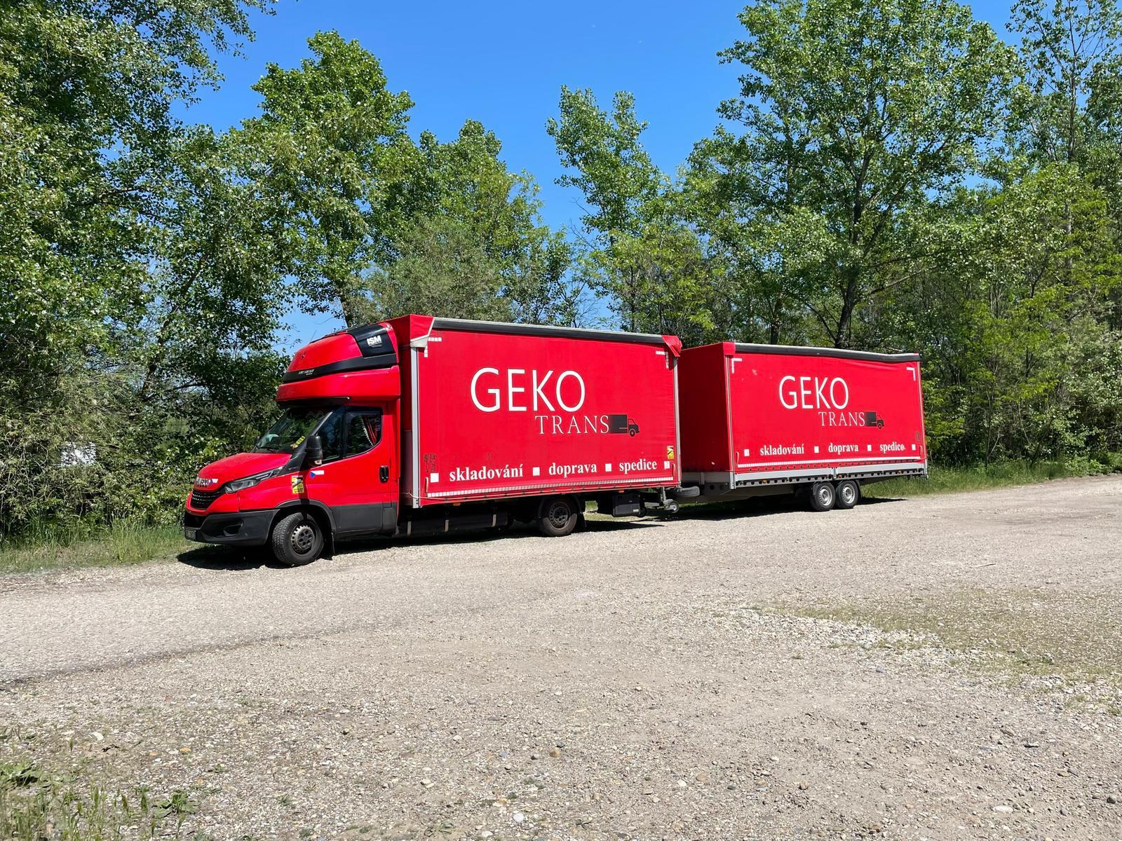 Fotografie soupravy do tří tun Geko Trans, soupravy do tří tun Geko Trans